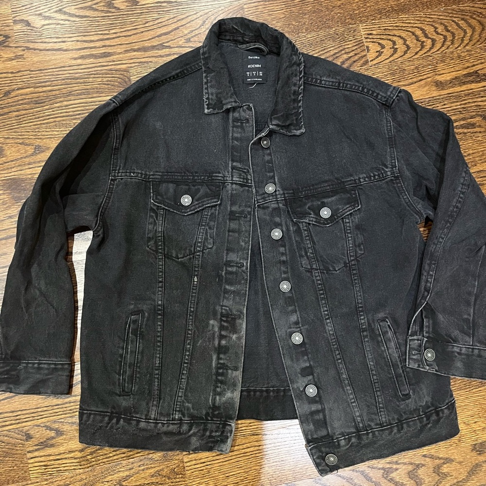 Oversized jean jacket